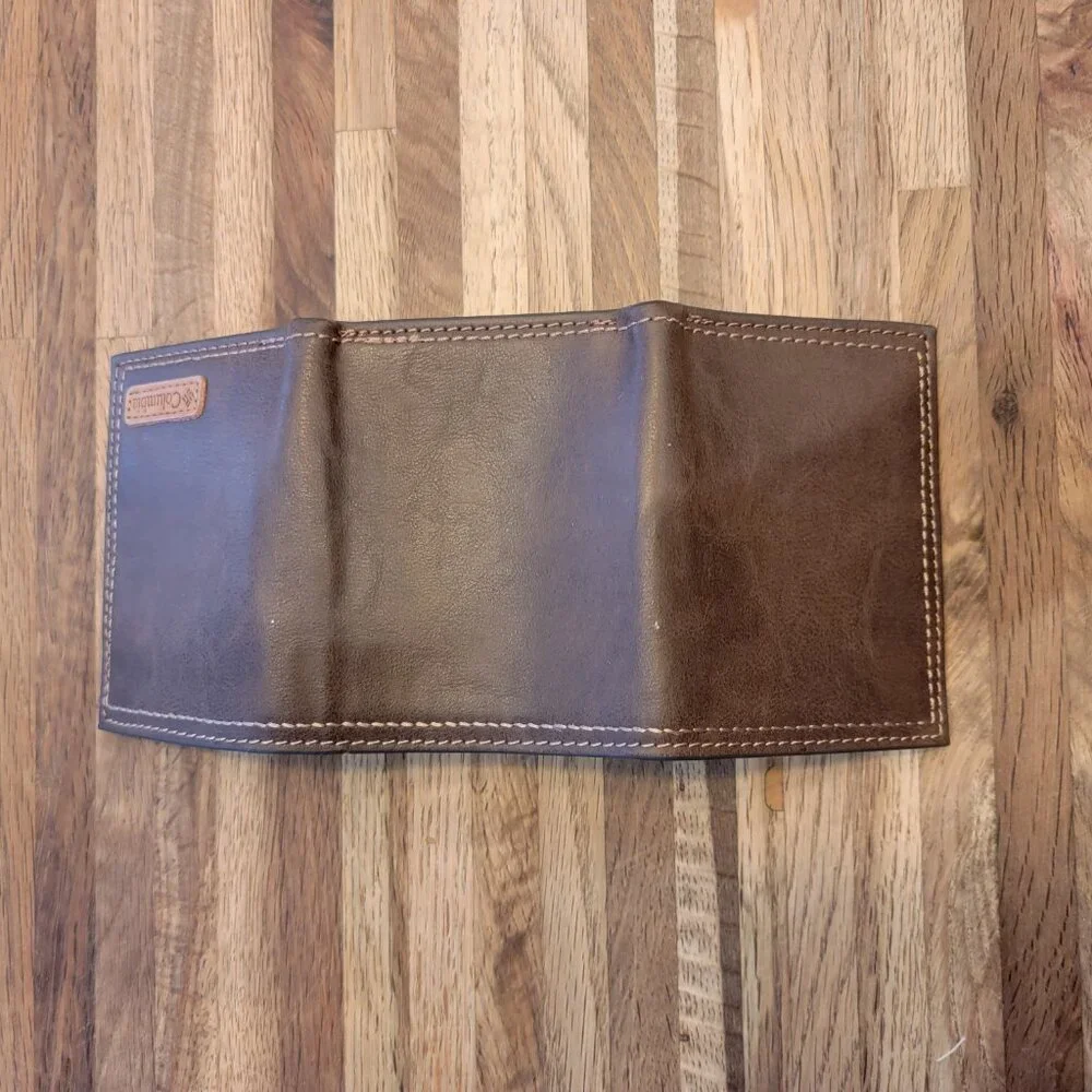 Columbia RFID Extra Capacity Trifold Wallet - Brown